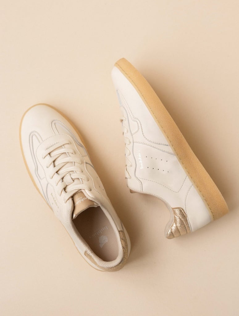 Zapatillas : Miles - Cream & Iridescent Champagne