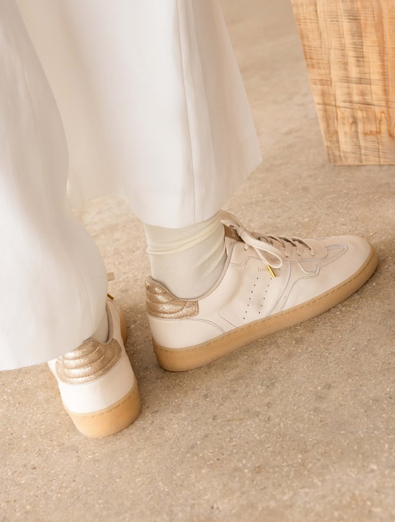 Zapatillas : Miles - Cream & Iridescent Champagne