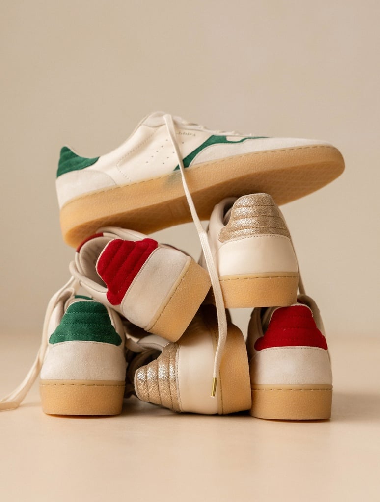 Zapatillas : Miles - Cream & Iridescent Champagne