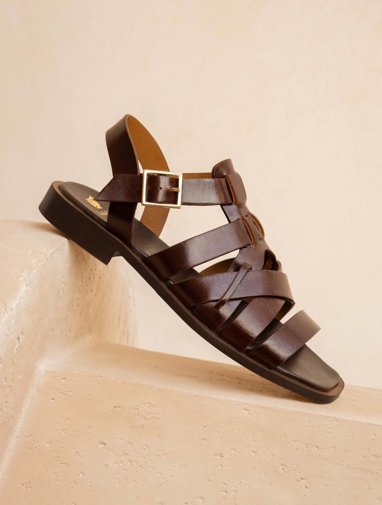 Sandales Plates : Marlis - Brownie