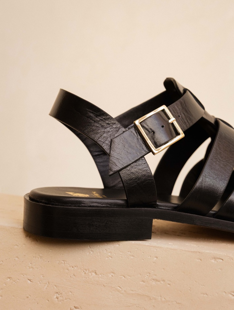 Flat Sandals : Marlis - Absolute Black