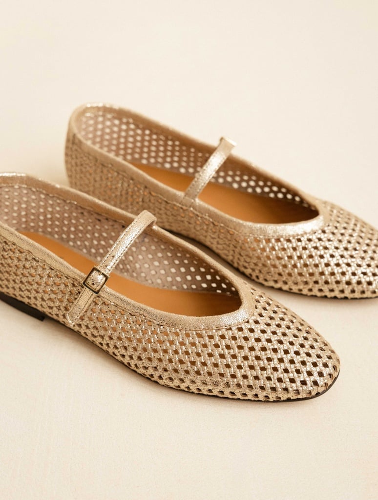 Ballerines : Maya - Iridescent Champagne