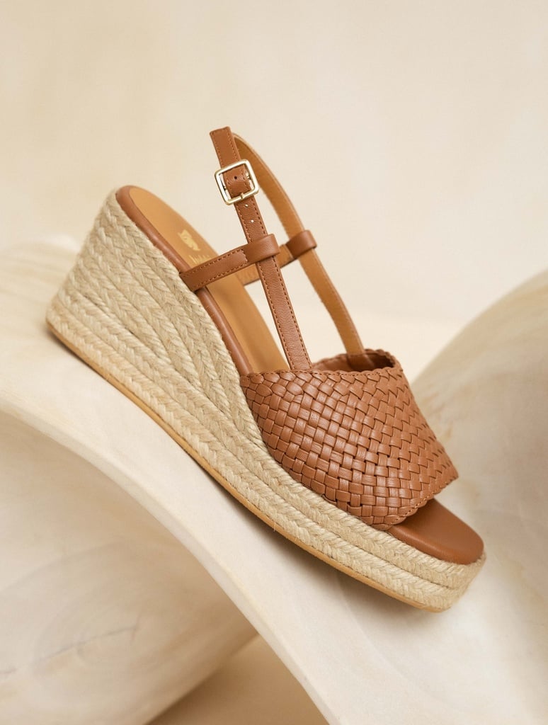 Espadrille Wedges : Nahia - Camel