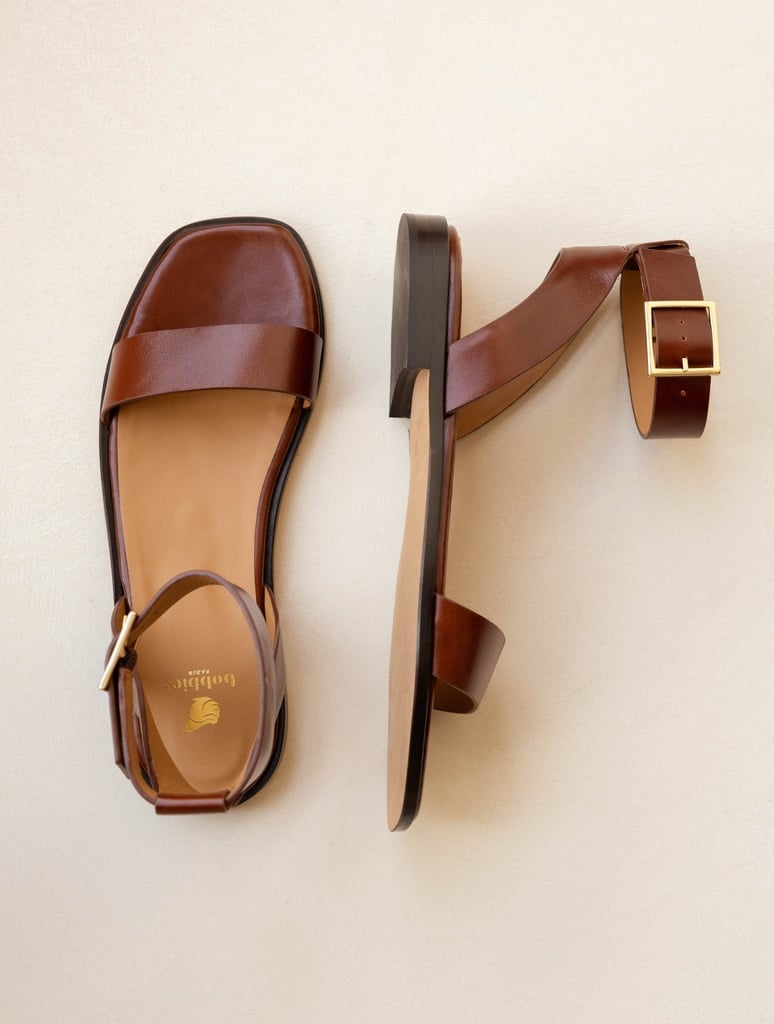 Sandales Plates : Nalini - Chestnut