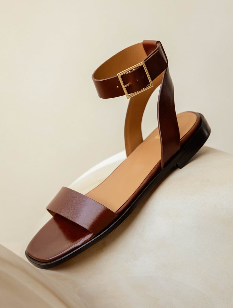 Sandales Plates : Nalini - Chestnut