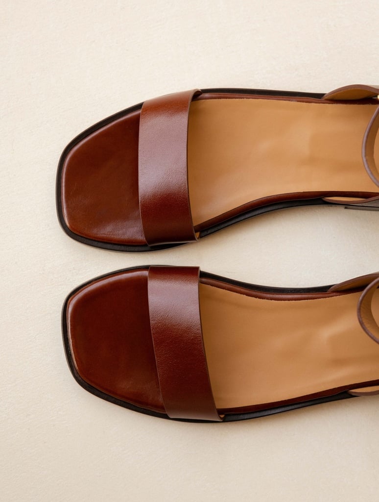 Sandales Plates : Nalini - Chestnut