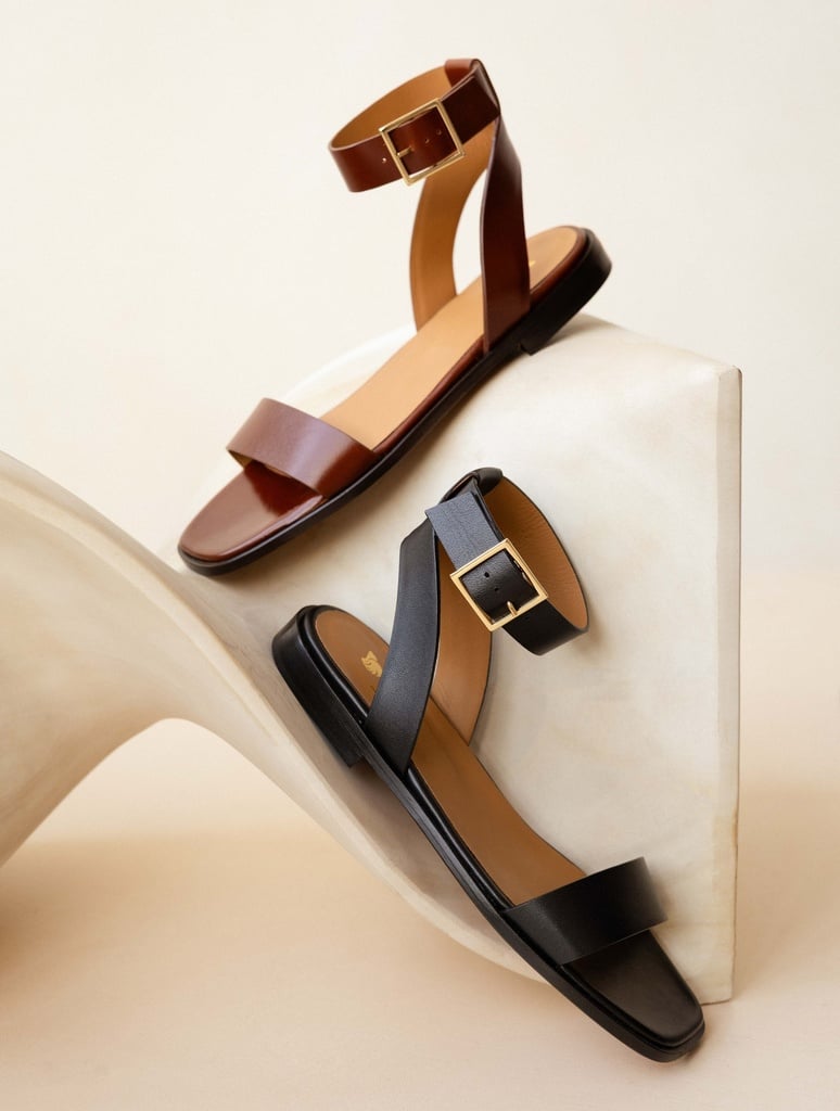 Sandales Plates : Nalini - Chestnut