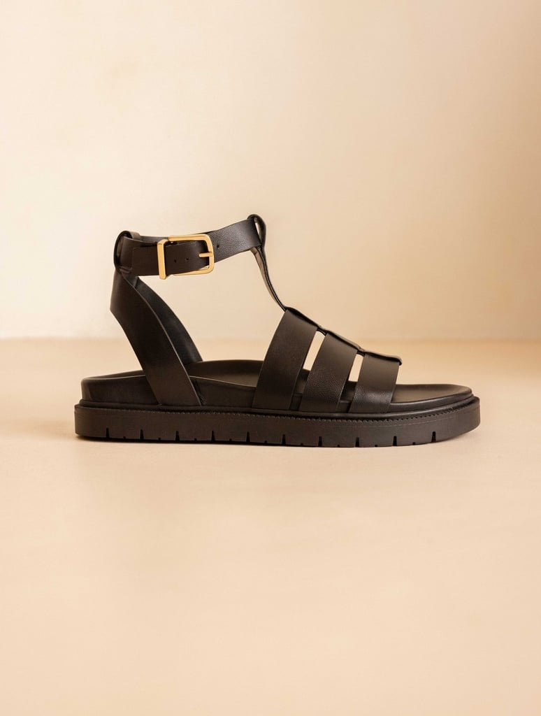 Flat Sandals : Nellie - Passion Black