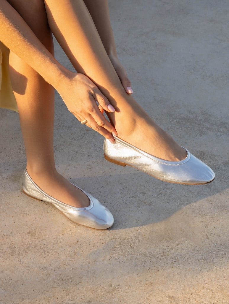 Ballerines : Ninon - Silver