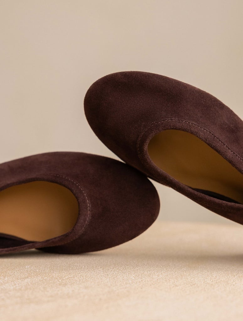 Ballerinas : Ninon - Truffle Brown