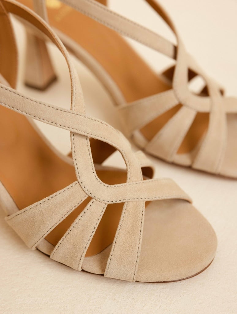 Sandales à Talons : Nour - Milos Beige