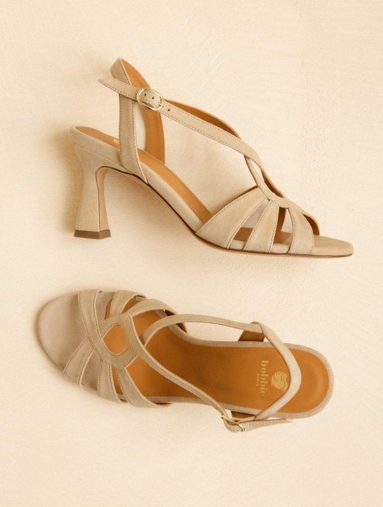 Sandales à Talons : Nour - Milos Beige