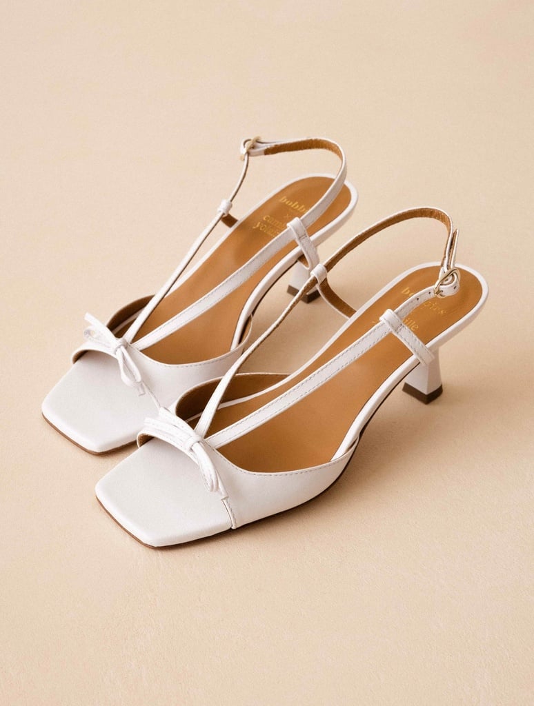 Heeled Sandals : Orchampt - Vinyl White