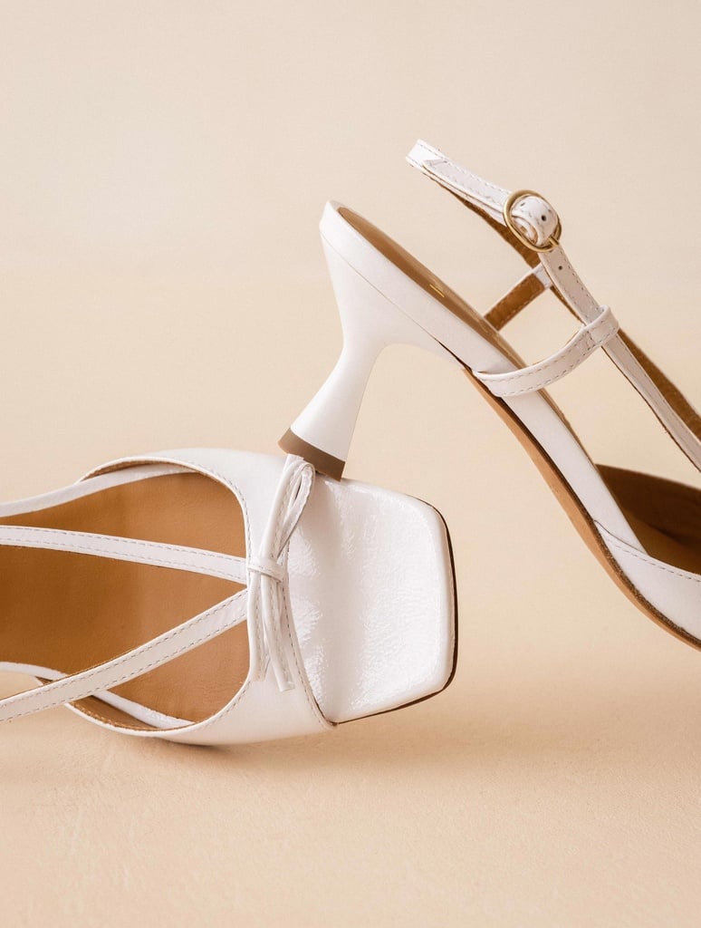 Sandales à Talons : Orchampt - Blanc Vinyl