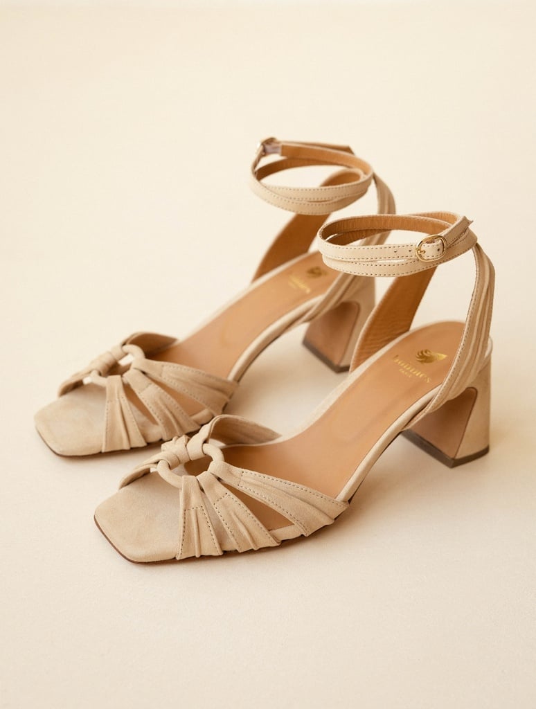 Heeled Sandals : Ornelle - Milos Beige