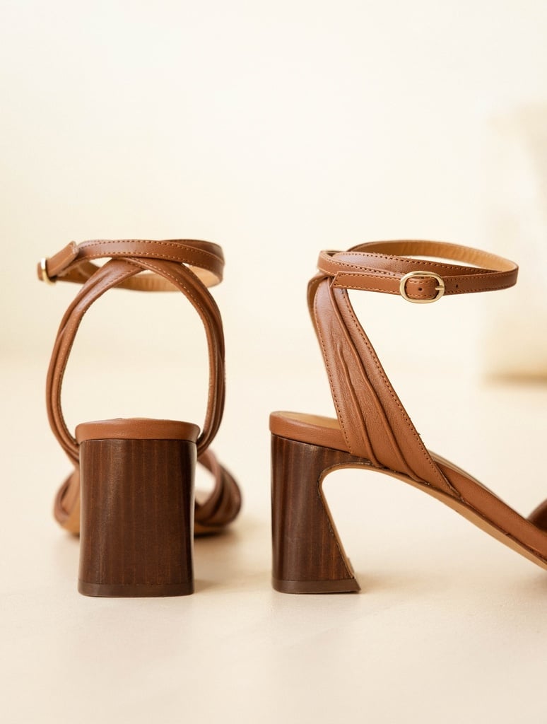 Heeled Sandals : Ornelle - Camel