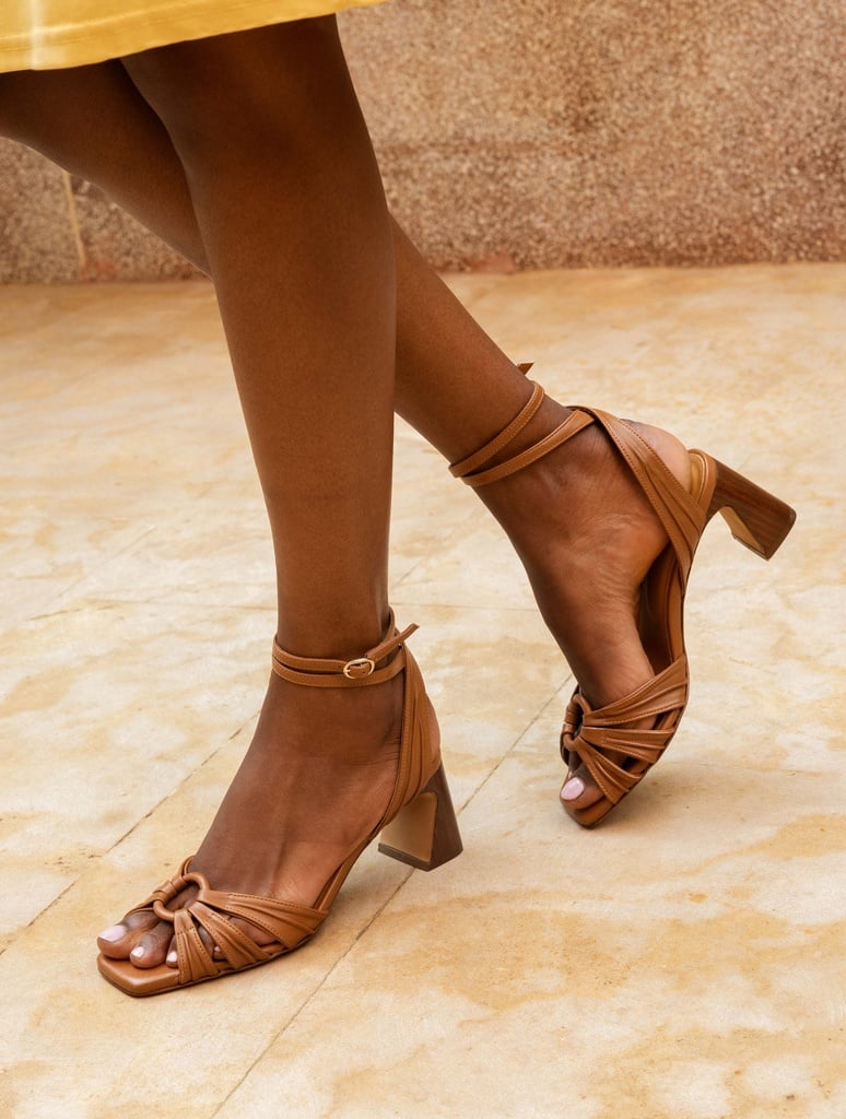 Heeled Sandals : Ornelle - Camel