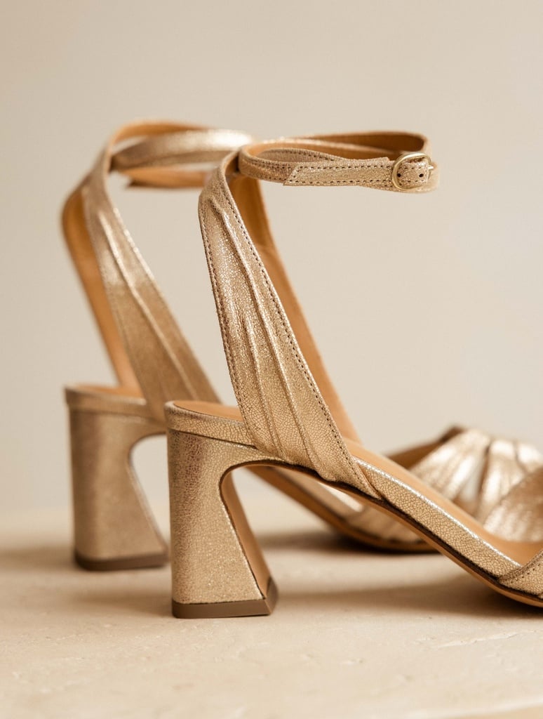 Sandales à Talons : Ornelle - Iridescent Champagne