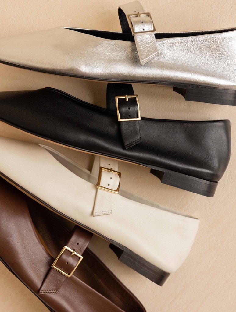 Ballerines : Ouna - Milk