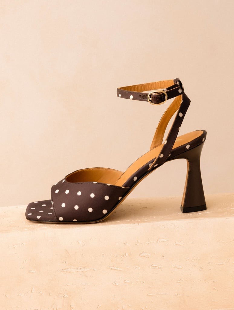 Heeled Sandals : Piper - Mocha Dots