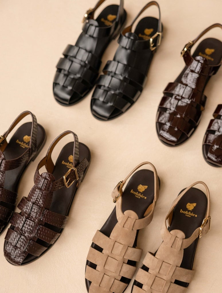 Flat Sandals : Romane - Ganache