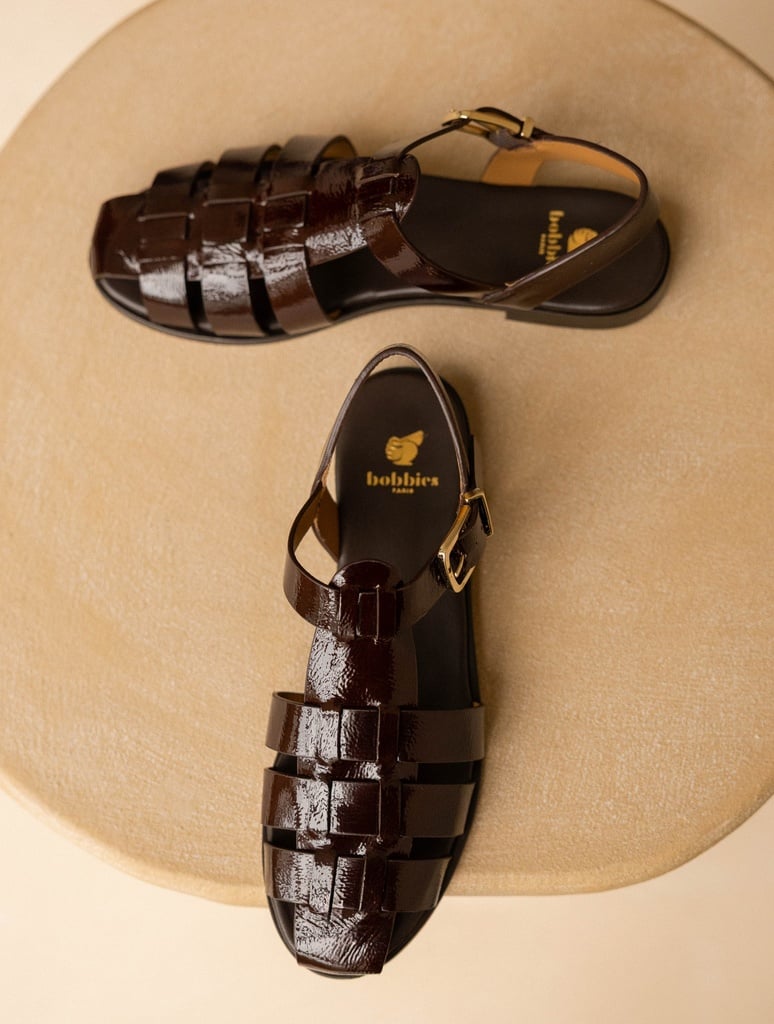 Flat Sandals : Romane - Ganache