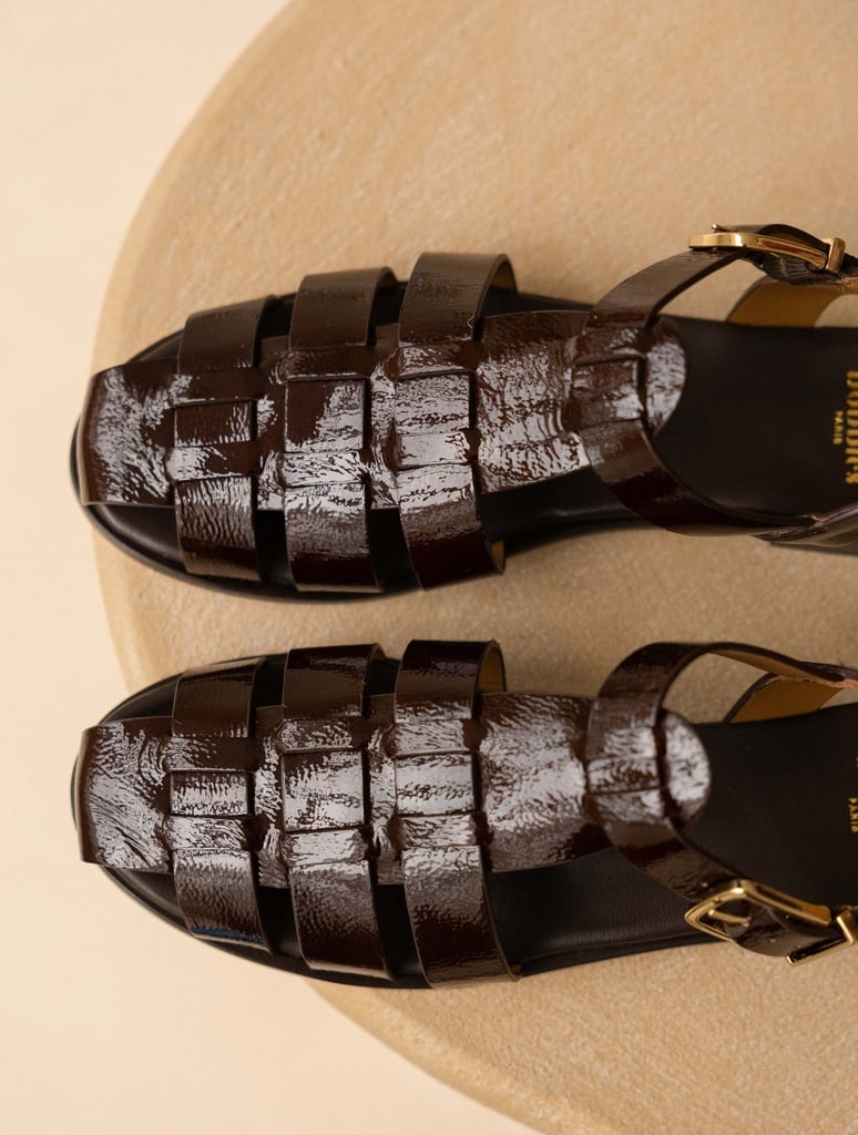 Flat Sandals : Romane - Ganache