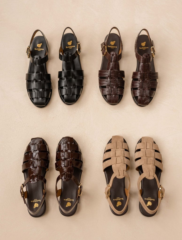 Flache Sandalen : Romane - Irish Coffee