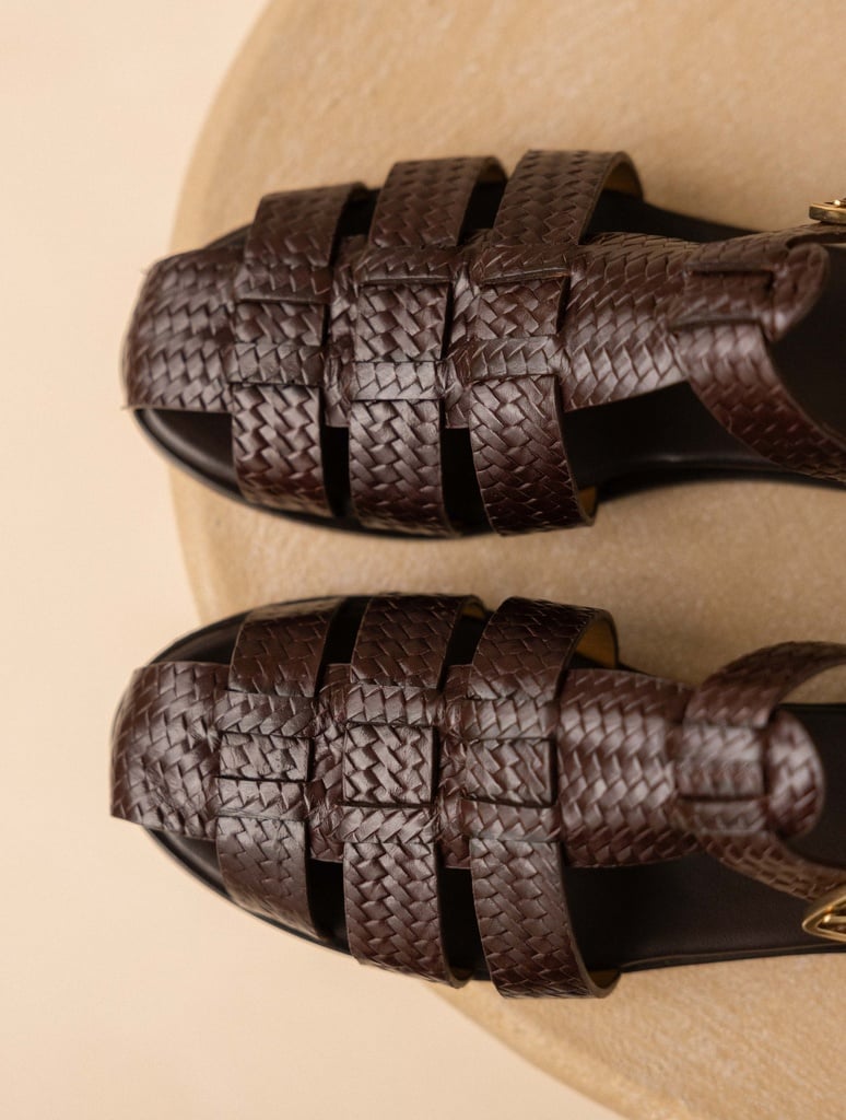 Flache Sandalen : Romane - Irish Coffee