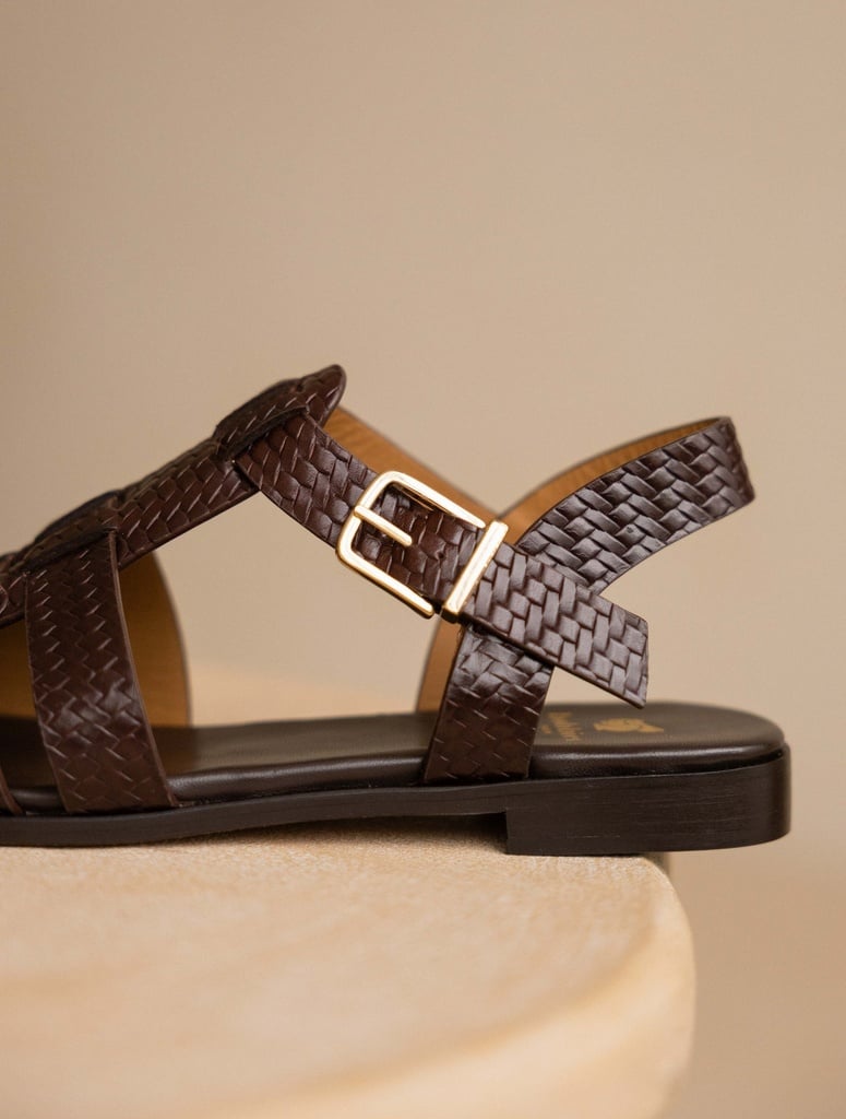 Flache Sandalen : Romane - Irish Coffee
