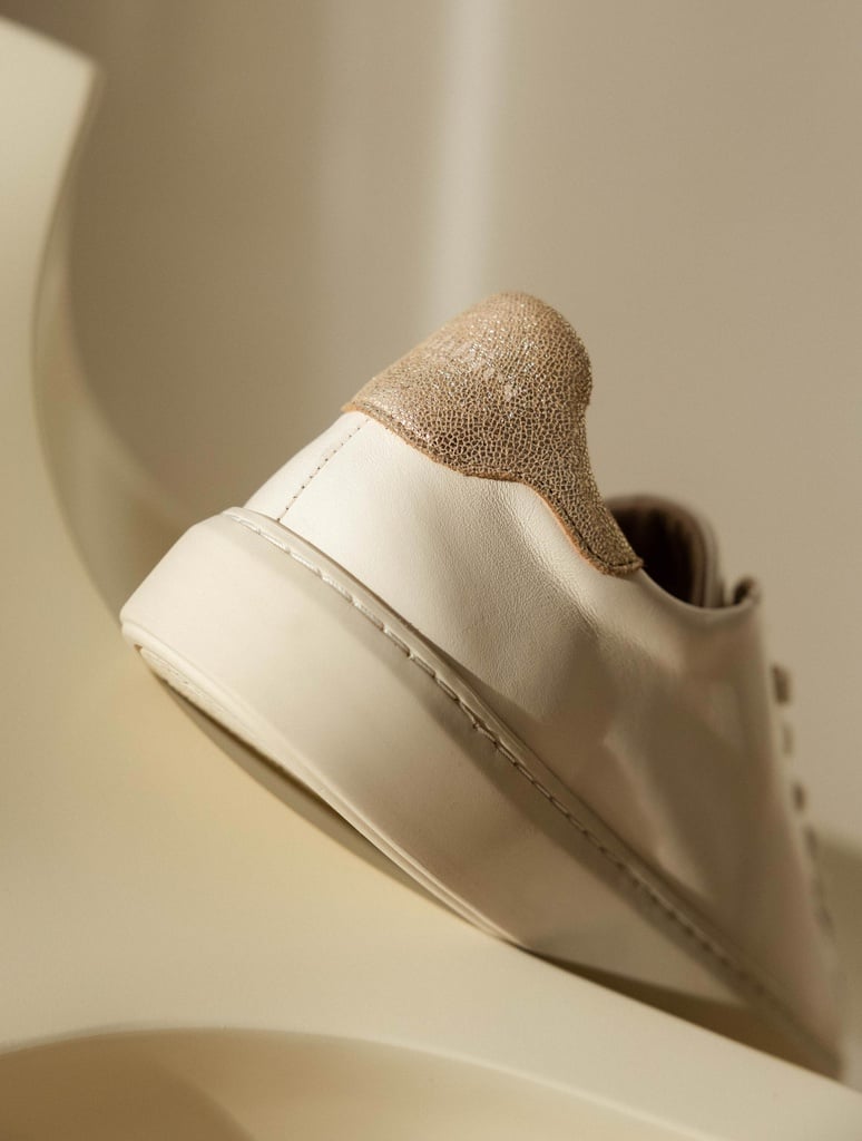 Zapatillas : Sanna - Crème & Champagne Irisé