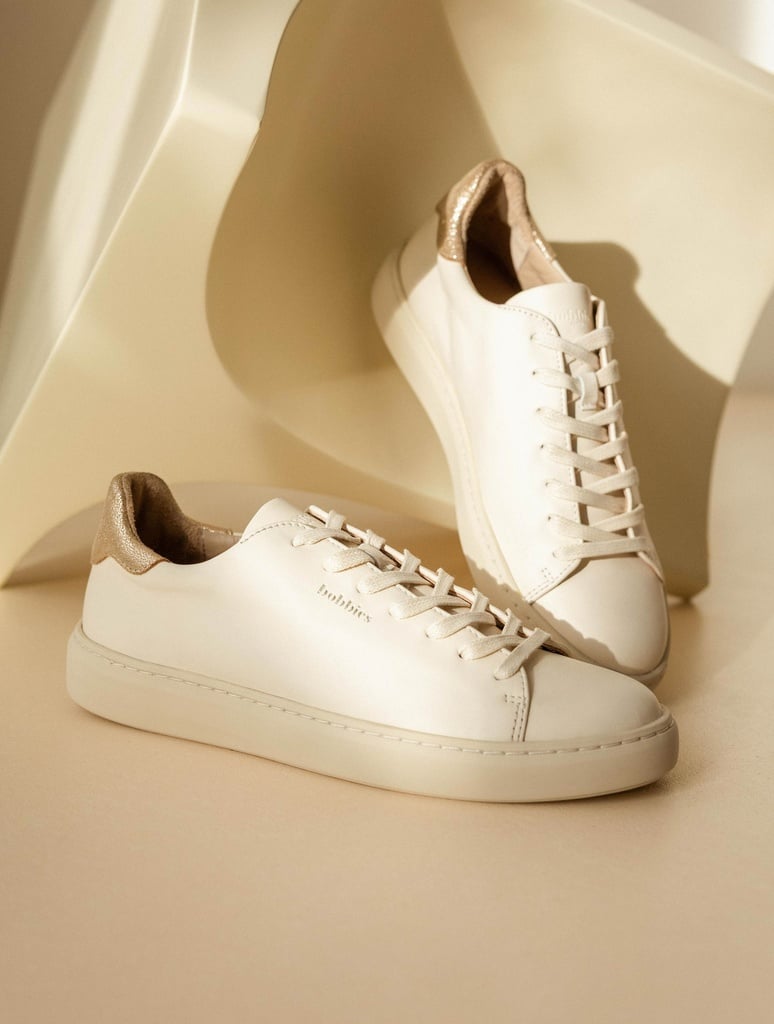 Zapatillas : Sanna - Crème & Champagne Irisé