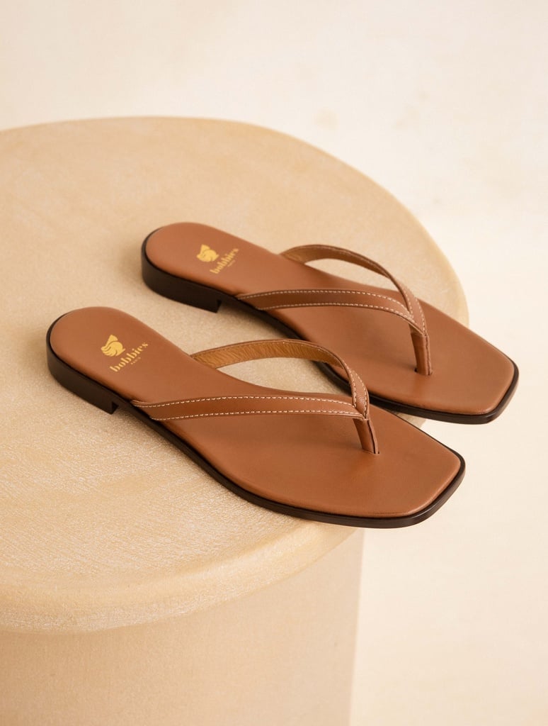 Sandalias Planas : Sol - Camel