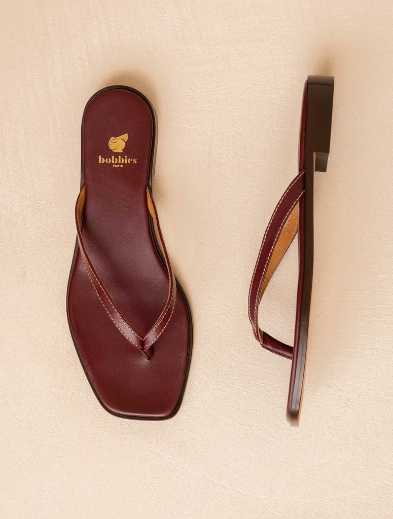 Flache Sandalen : Sol - Garnet