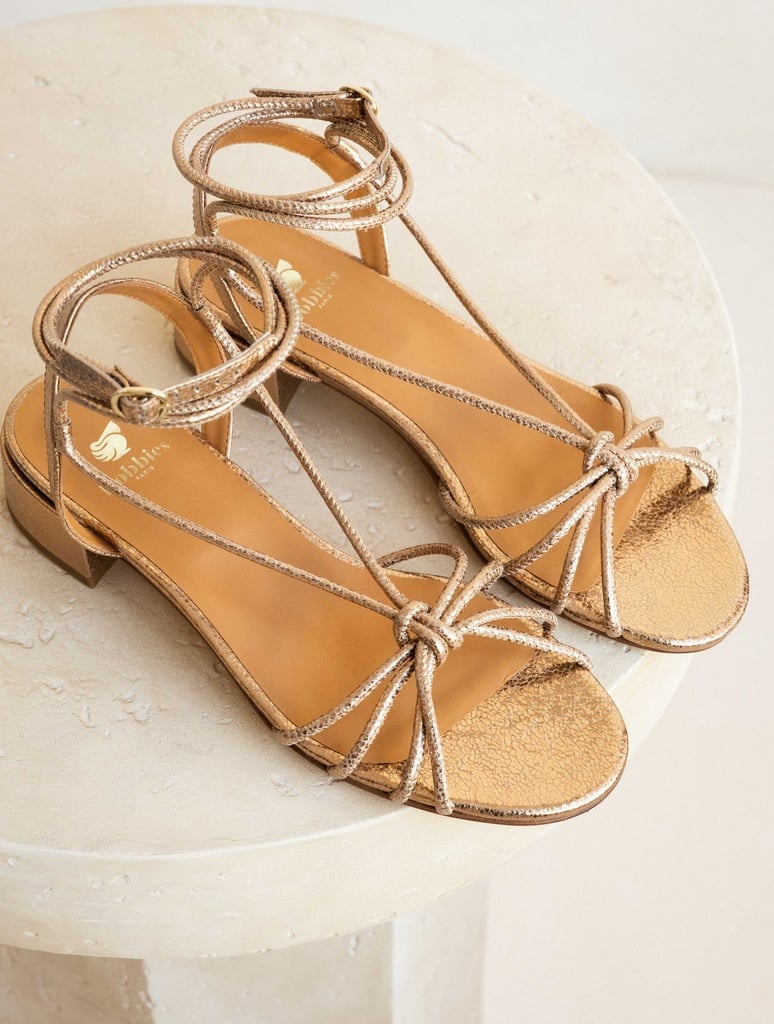 Heeled Sandals : Tara - Sepia Gold
