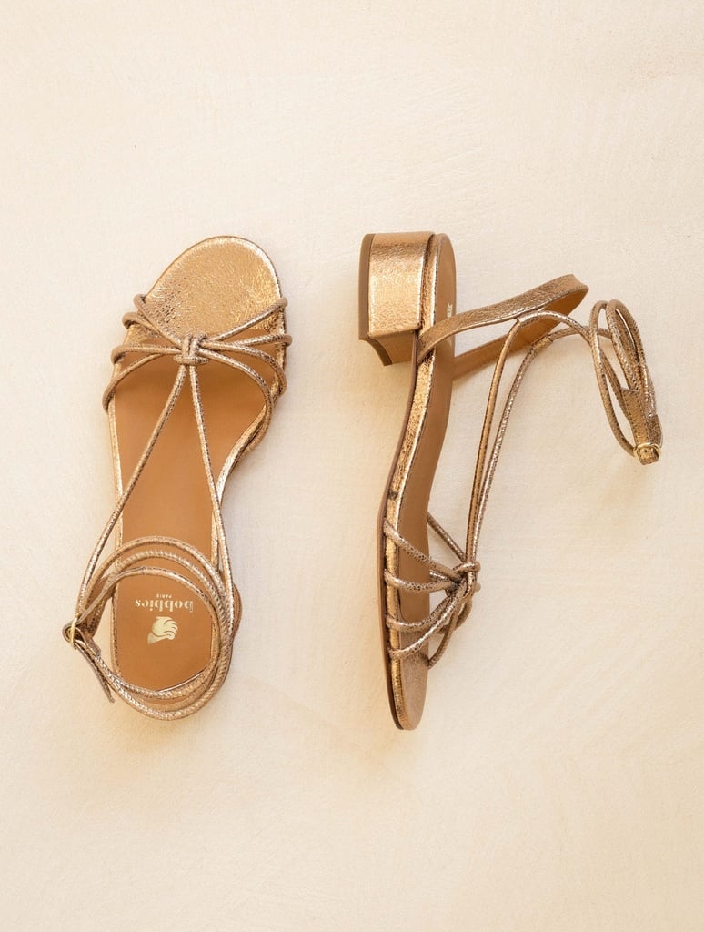 Heeled Sandals : Tara - Sepia Gold