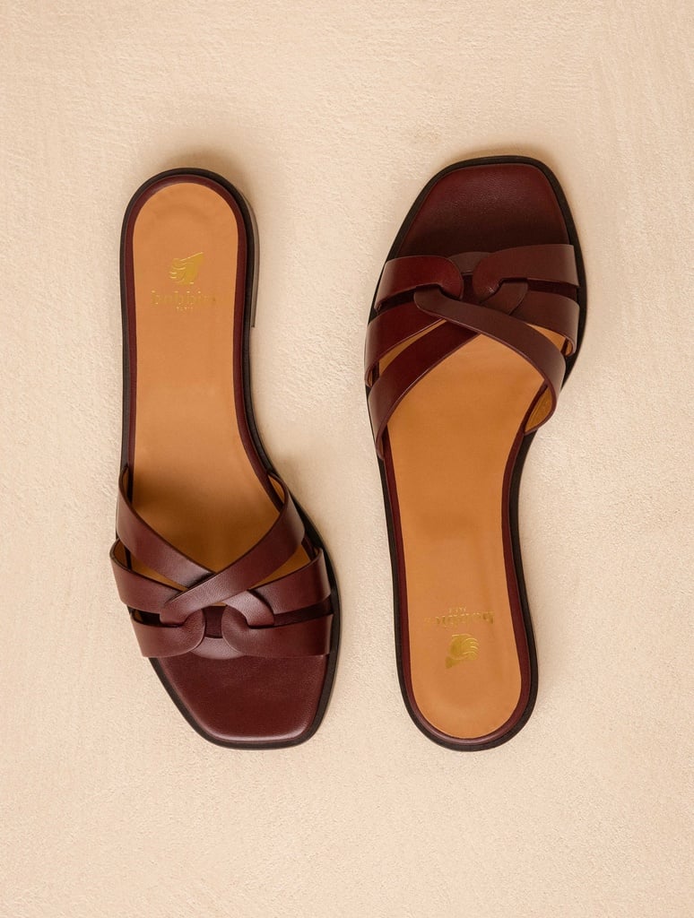 Flat Sandals : Thaïs - Garnet