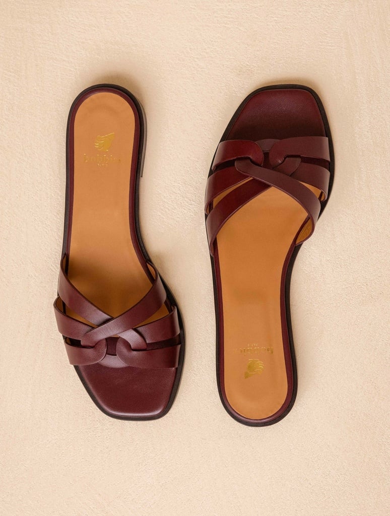Flat Sandals : Thaïs - Garnet