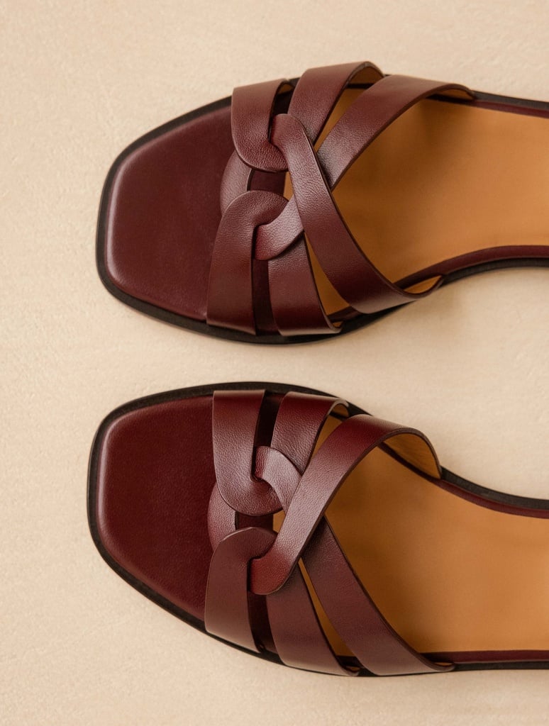 Flat Sandals : Thaïs - Garnet