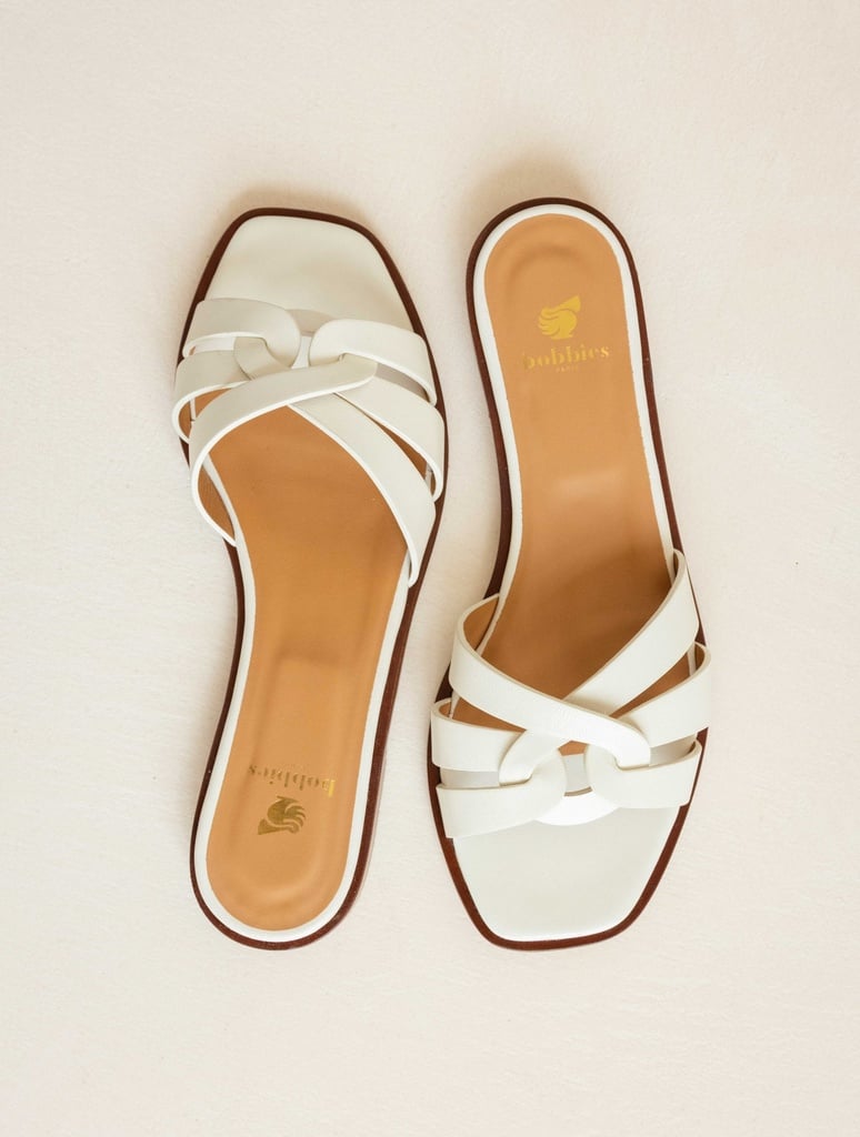 Flat Sandals : Thaïs - Milk