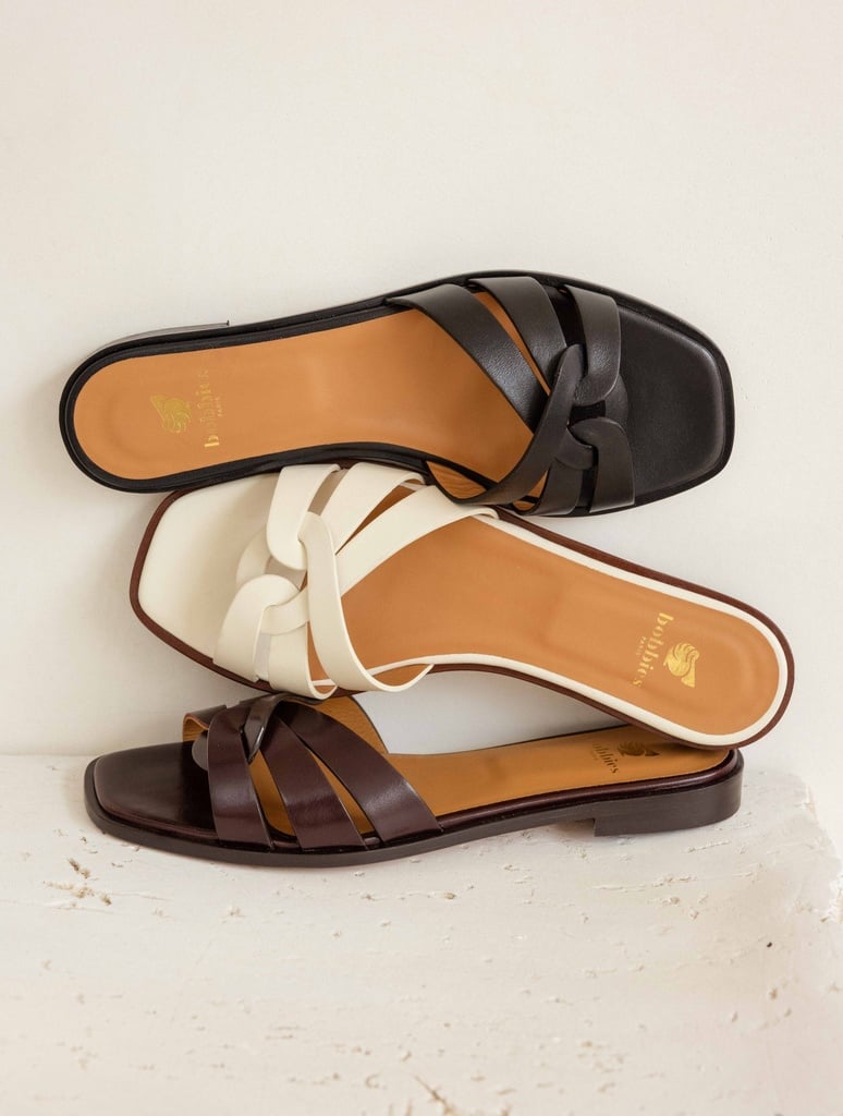 Flat Sandals : Thaïs - Passion Black