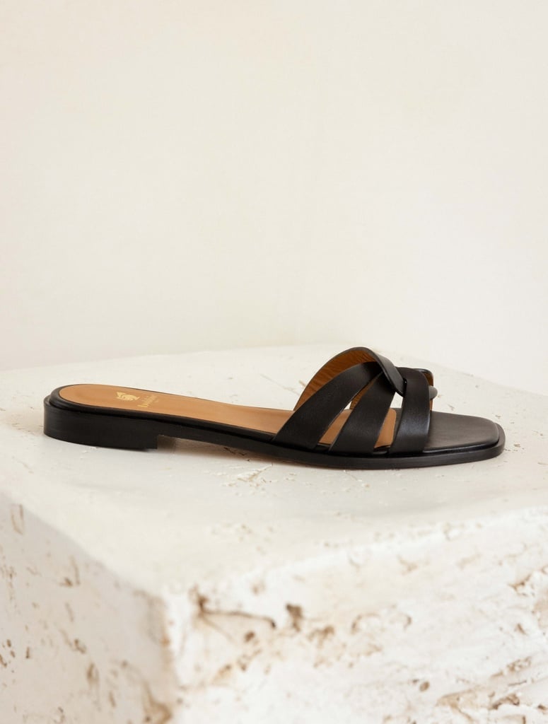 Flat Sandals : Thaïs - Passion Black