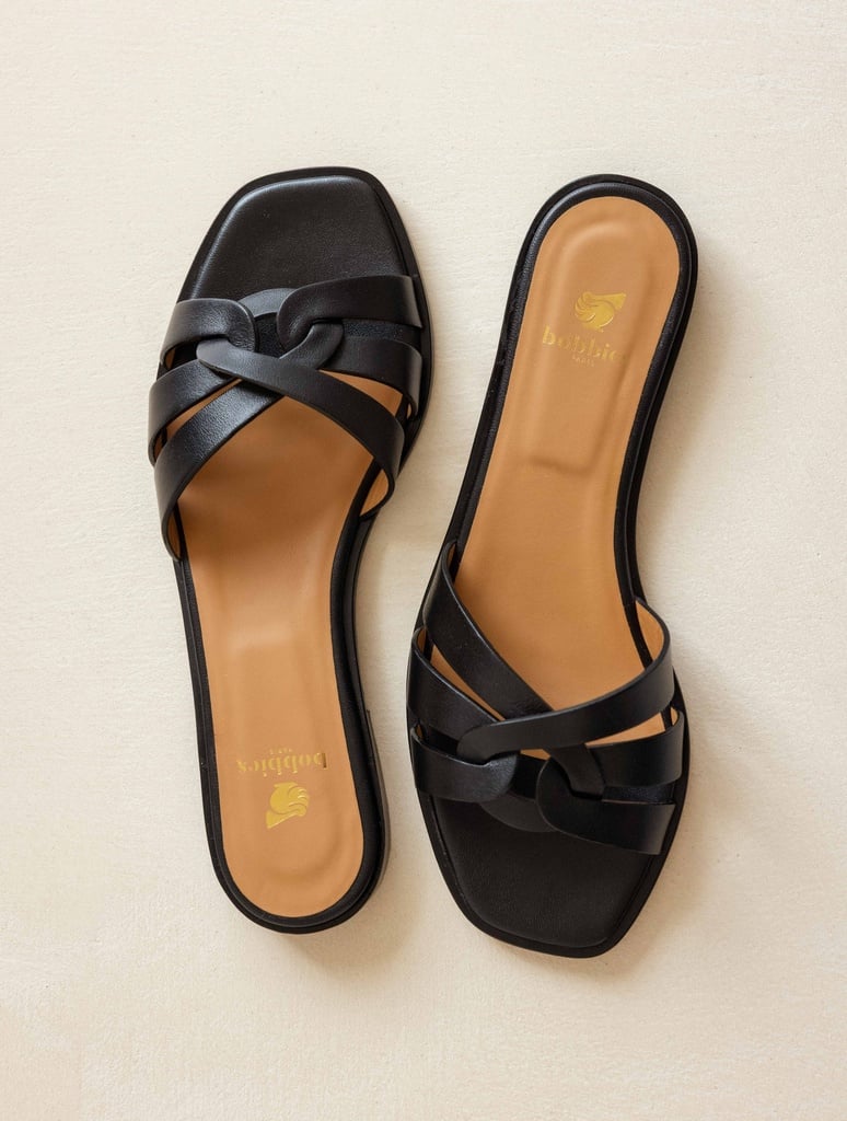 Flat Sandals : Thaïs - Passion Black
