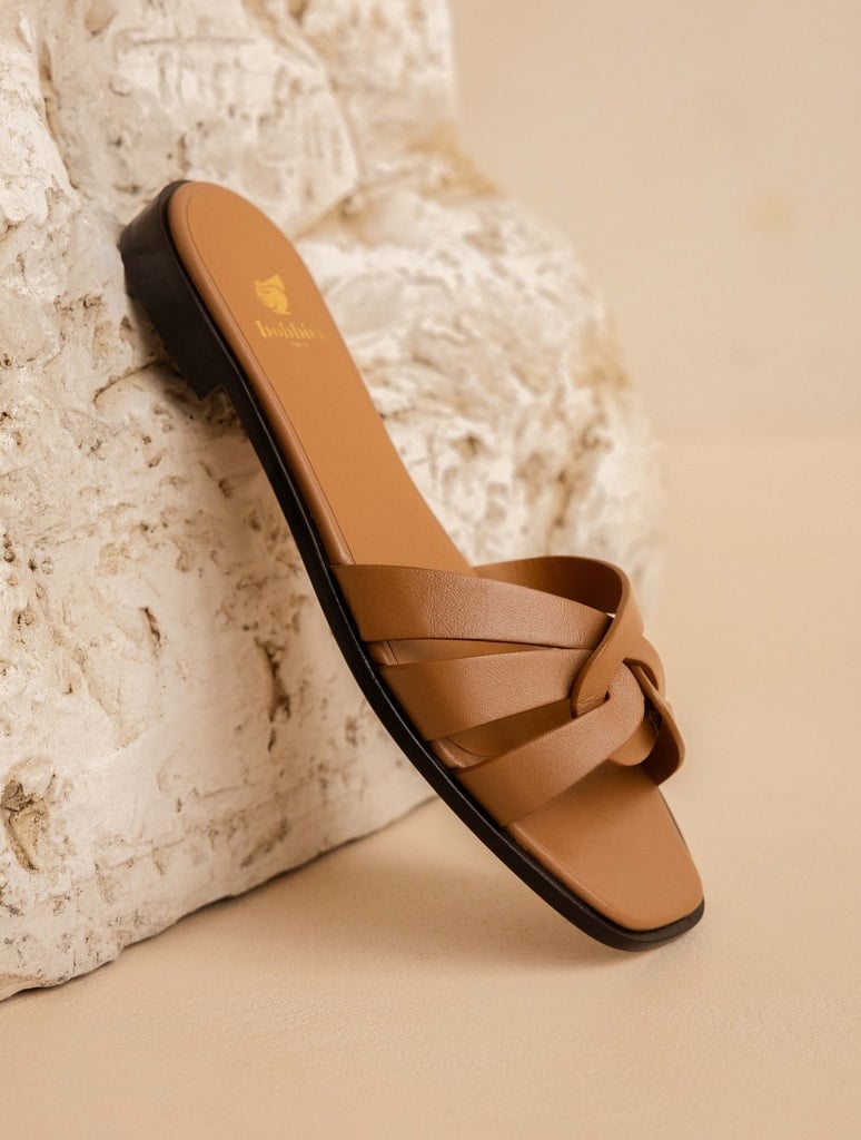 Flat Sandals : Thaïs - Hazelnut