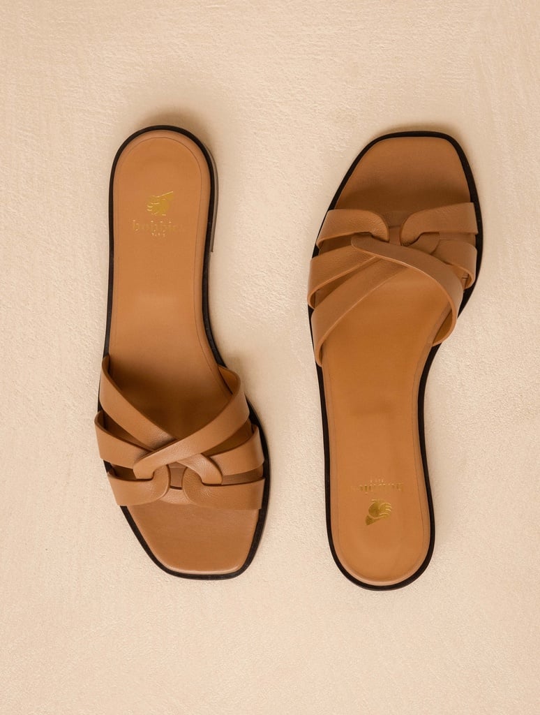 Flat Sandals : Thaïs - Hazelnut