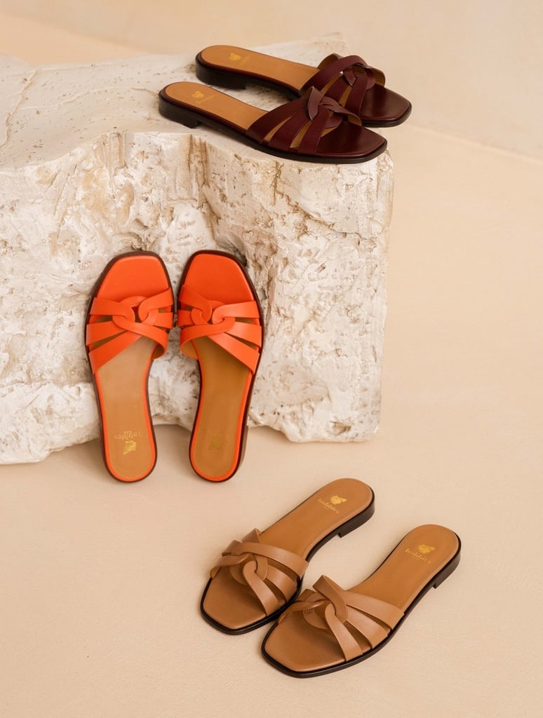 Flat Sandals : Thaïs - Hazelnut