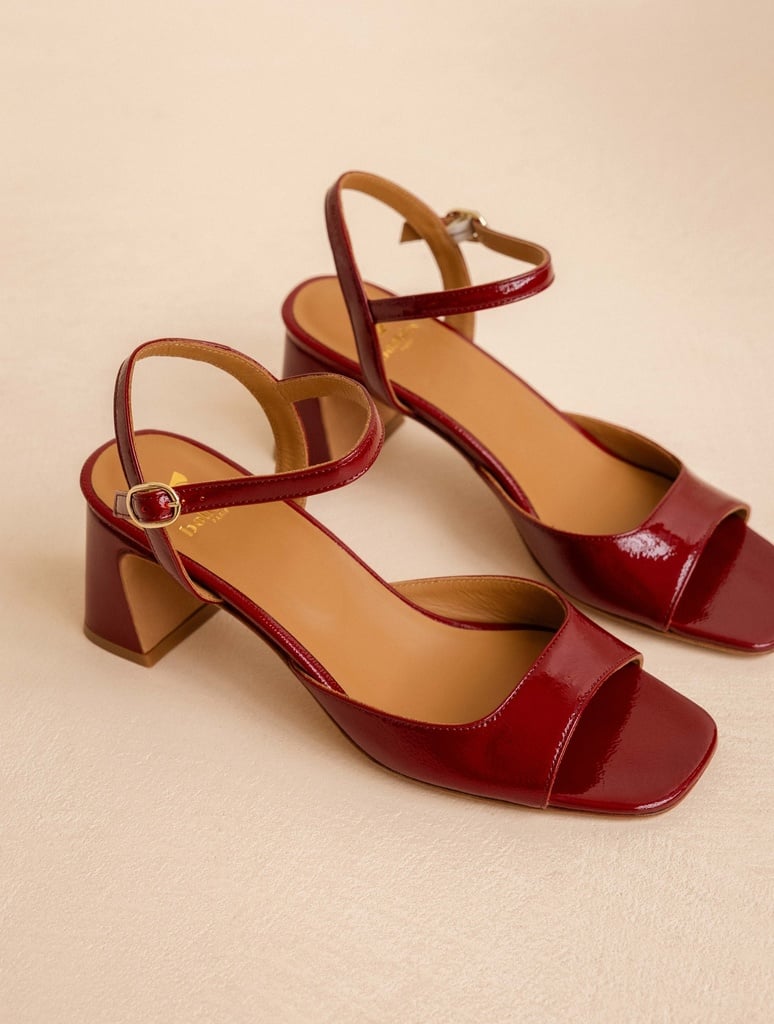 Heeled Sandals : Vahina - Cherry Gloss