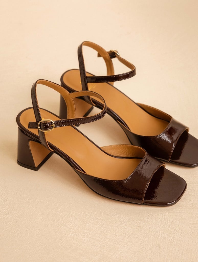 Heeled Sandals : Vahina - Ganache