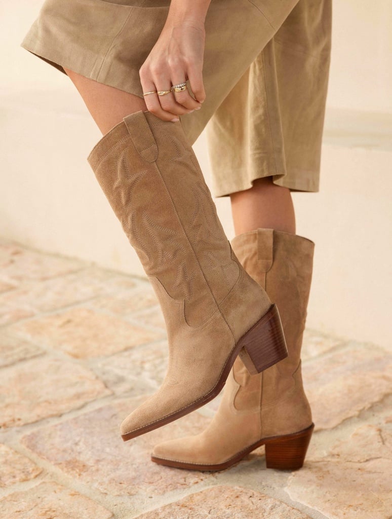 Knee High Boots : Vick - Antelope