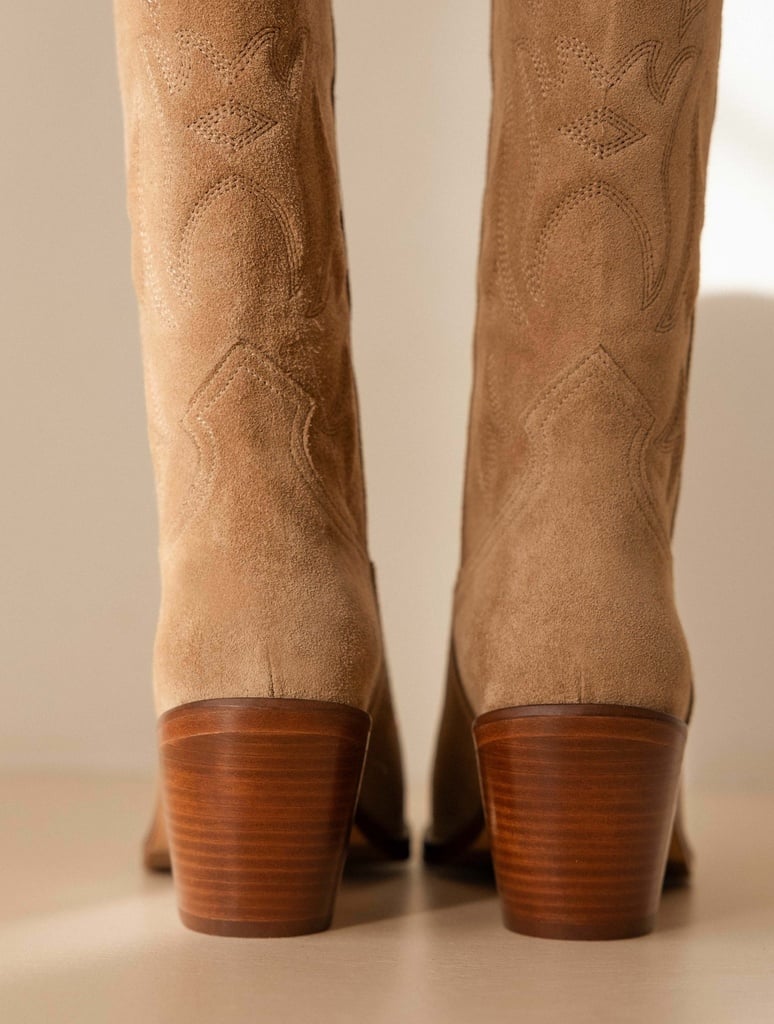 Knee High Boots : Vick - Antelope